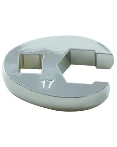 KTI27317 image(0) - K Tool International Wrench 17mm Flare Nut Crowfoot 6 Point 3/8 Drive