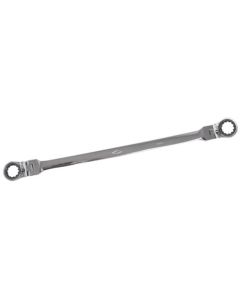 KTI43518 image(0) - K Tool International Wrench Metric Double Box XL Ratcheting 16mm x 18mm